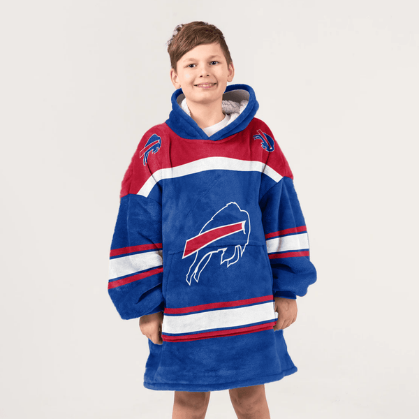 Kid J.A 17 Buffalo Football Unisex Blanket Hoodie