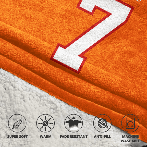 B.I 7 Tampa Bay Football 50th Season Game Unisex Blanket Hoodie