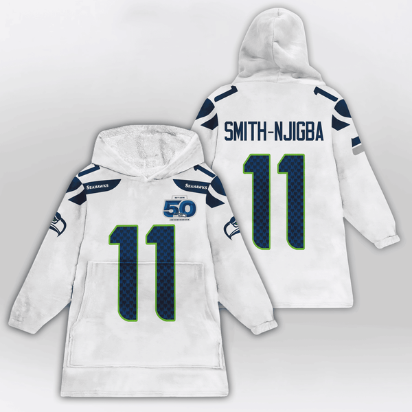 J.S 11 Seattle Football Unisex Blanket Hoodie