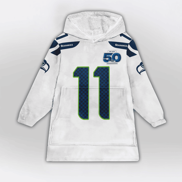 J.S 11 Seattle Football Unisex Blanket Hoodie