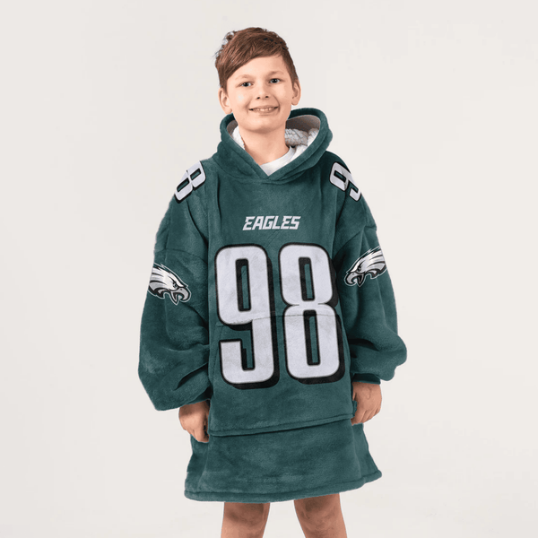 Kid 98 Philadelphia Football Unisex Blanket Hoodie