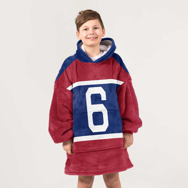 Kid J.D 6 New York G Football Unisex Blanket Hoodie