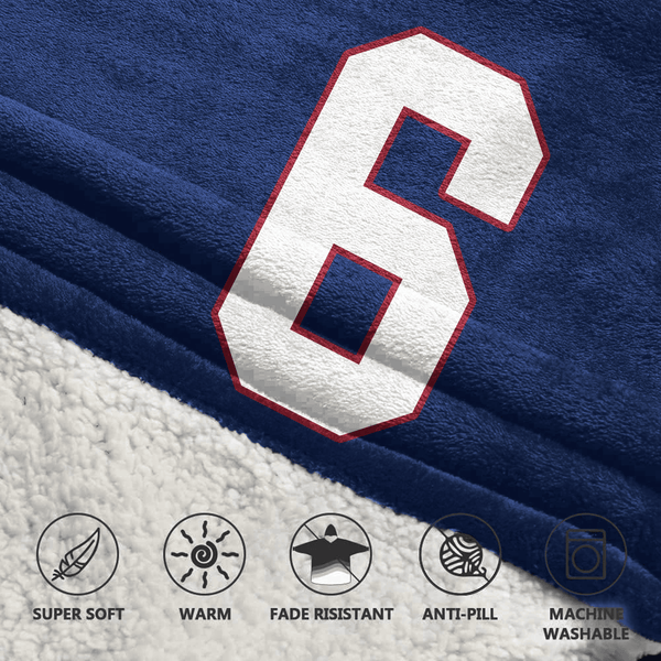 J.D 6 New York G Football Unisex Blanket Hoodie