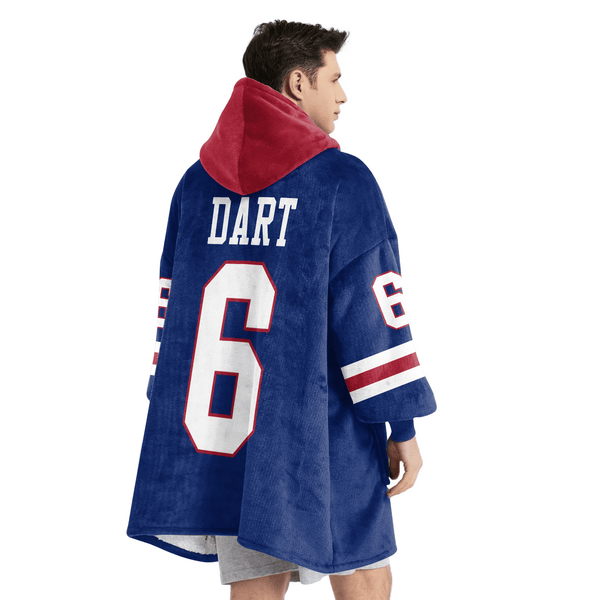 J.D 6 New York G Football Unisex Blanket Hoodie