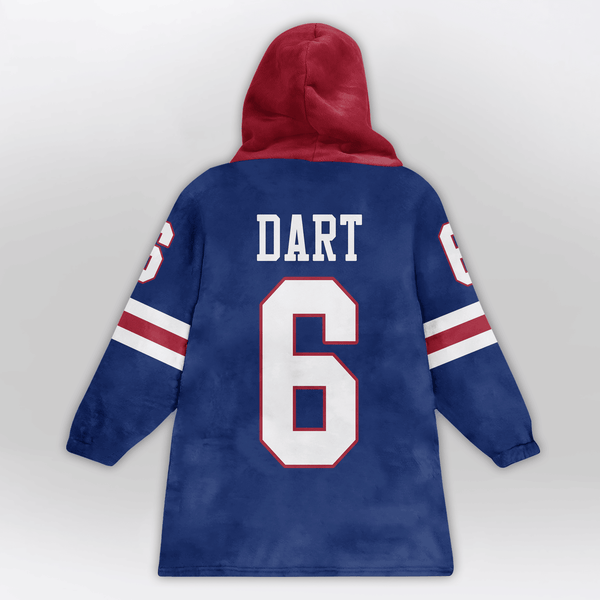 J.D 6 New York G Football Unisex Blanket Hoodie