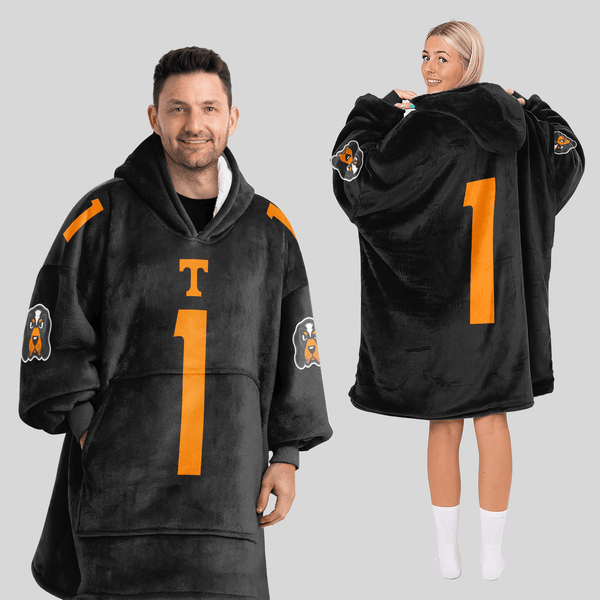 Adult 1 Tennessee Football Unisex Blanket Hoodie