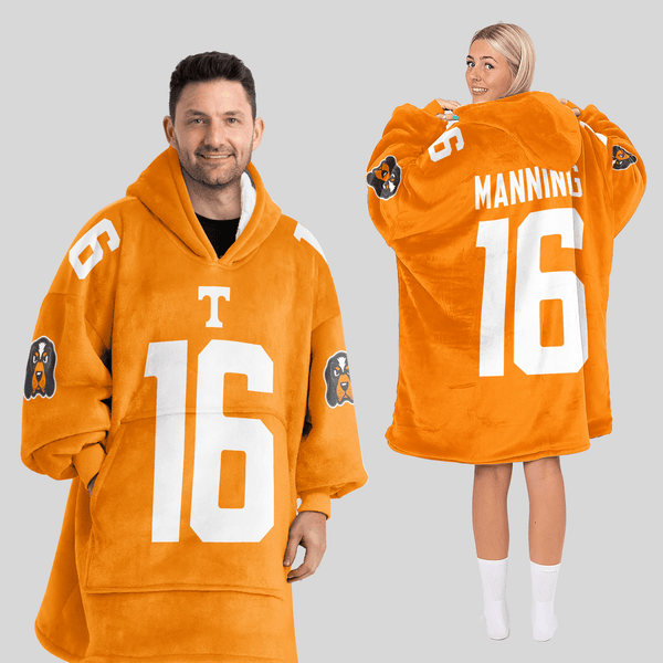 Adult 16 Tennessee Football Unisex Blanket Hoodie