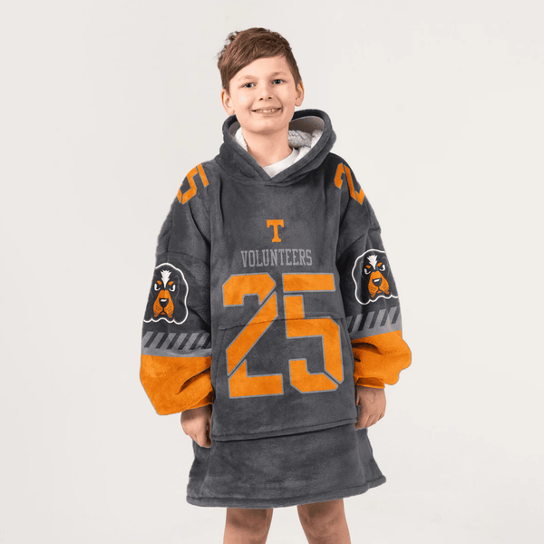 Kid 25 Tennessee Football Unisex Blanket Hoodie