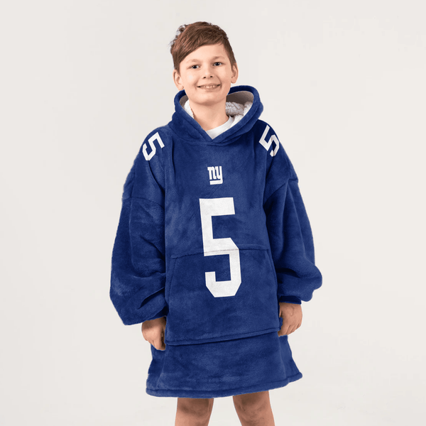 Kid K.T 5 New York G Football Unisex Blanket Hoodie