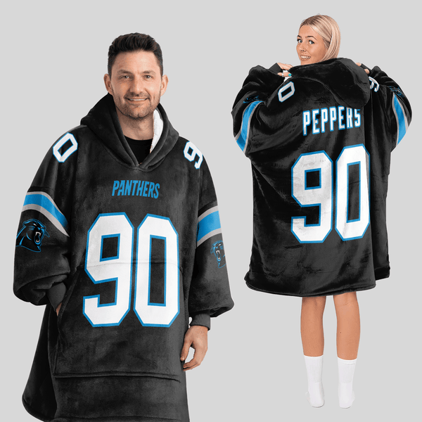 Adult 90 Carolina Football Unisex Blanket Hoodie