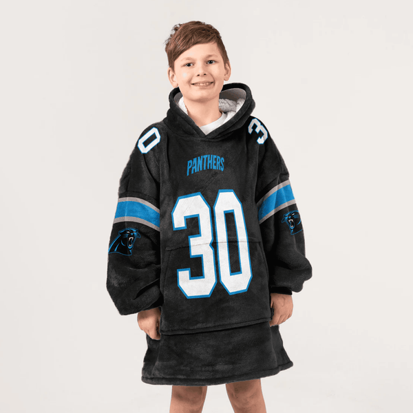 Kid 30 Carolina Football Unisex Blanket Hoodie