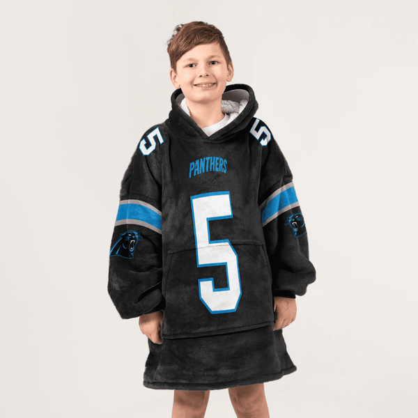 Kid 5 Carolina Football Unisex Blanket Hoodie