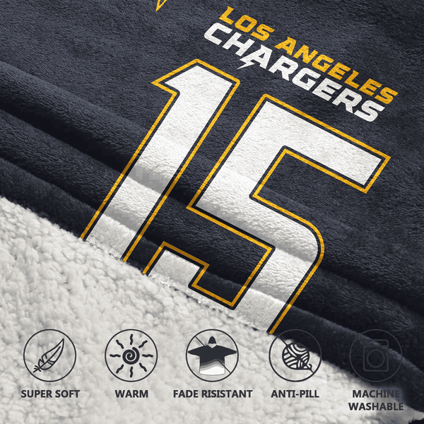 L.M 15 Los Angeles C Football Unisex Blanket Hoodie