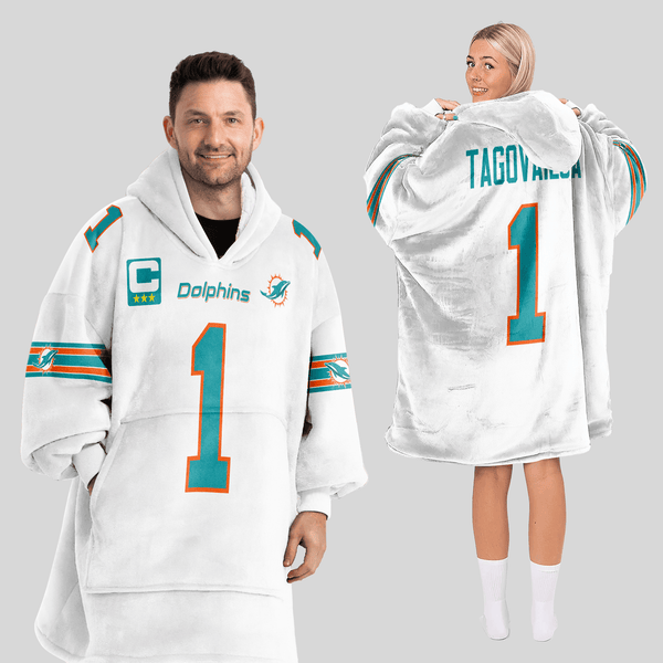 Captain T.T 1 Miami Football Unisex Blanket Hoodie
