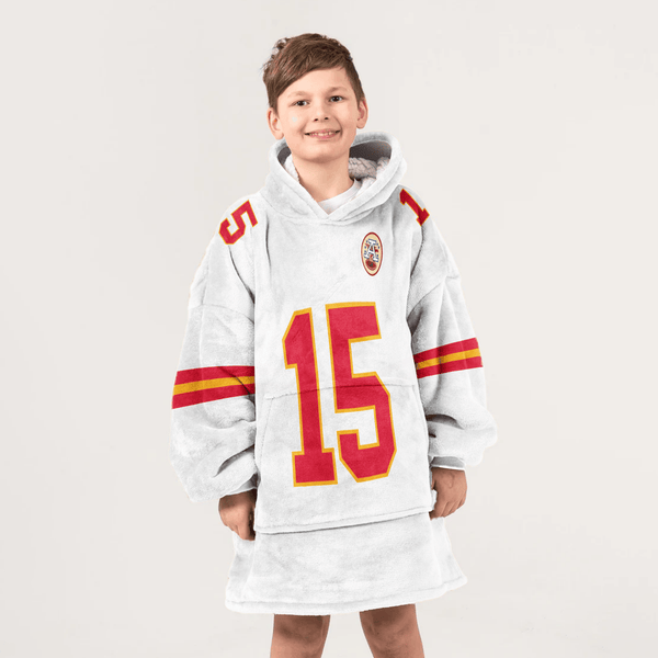 Kid P.M 15 Kansas City Football Unisex Blanket Hoodie