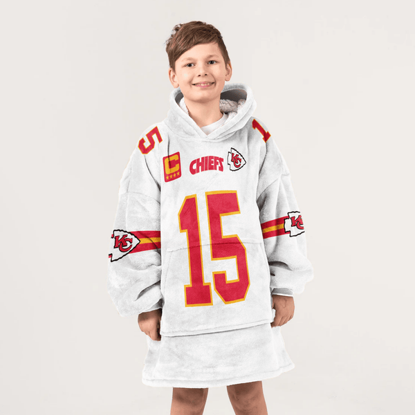 Kid P.M 15 Kansas City Football Unisex Blanket Hoodie