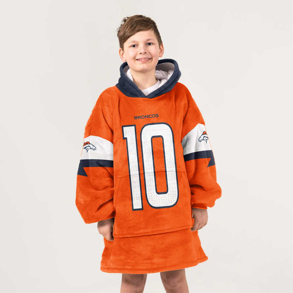 Kid B.N 10 Denver Football Unisex Blanket Hoodie