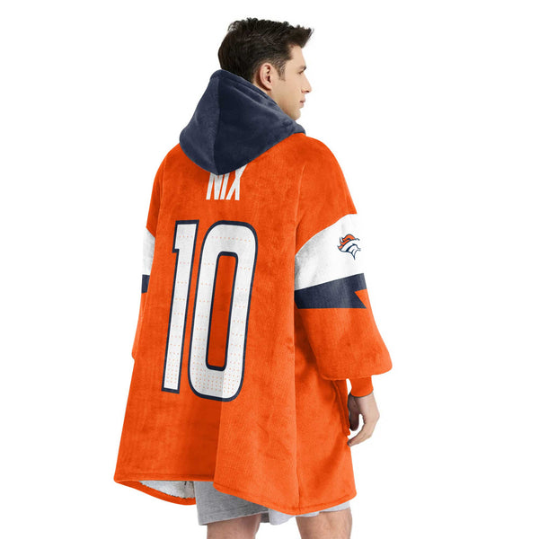 B.N 10 Captain Denver Football Unisex Blanket Hoodie