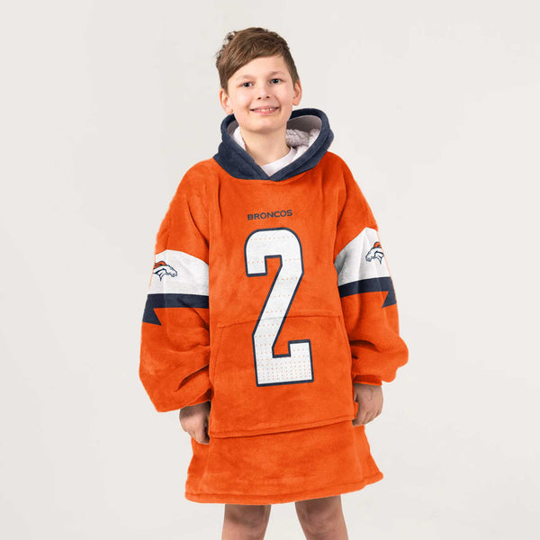 Kid P.S 2 Denver Football Unisex Blanket Hoodie