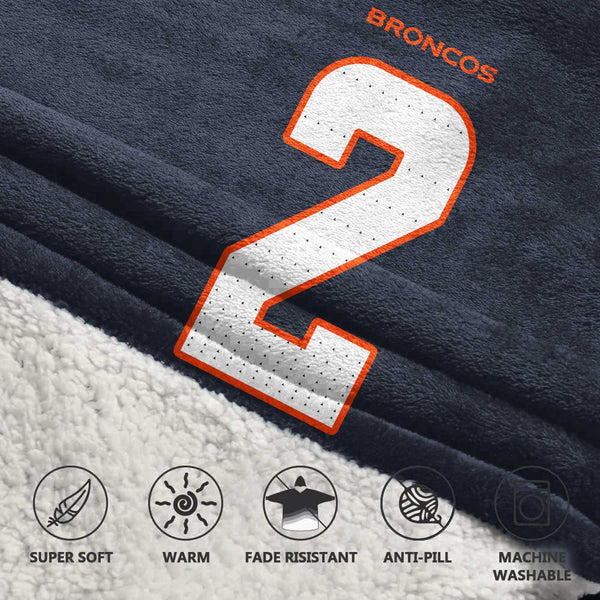 P.S 2 Denver Football Unisex Blanket Hoodie