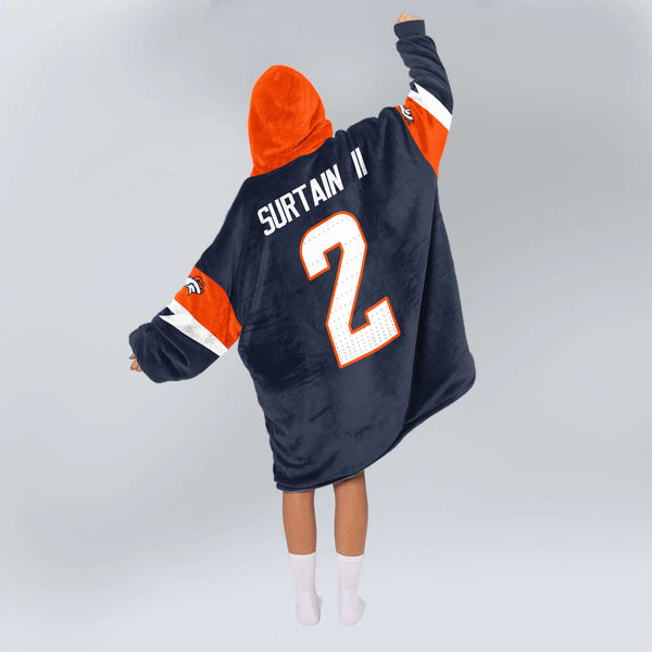 P.S 2 Denver Football Unisex Blanket Hoodie