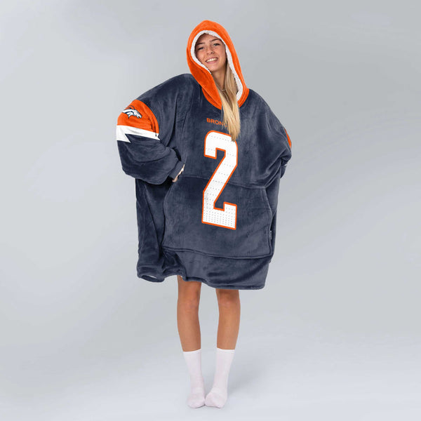 P.S 2 Denver Football Unisex Blanket Hoodie