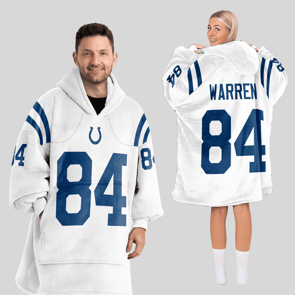 T.W 84 Indianapolis Football Unisex Blanket Hoodie