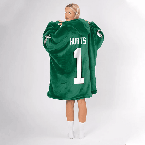 Captain J.H 1 Philadelphia Football Unisex Blanket Hoodie