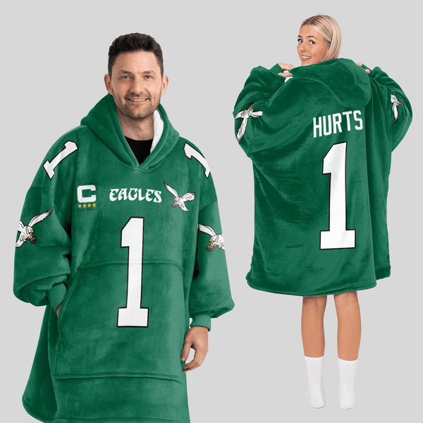 Captain J.H 1 Philadelphia Football Unisex Blanket Hoodie