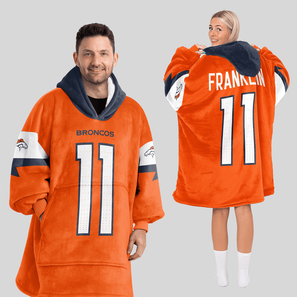 Adult T.F 11 Denver Football Unisex Blanket Hoodie