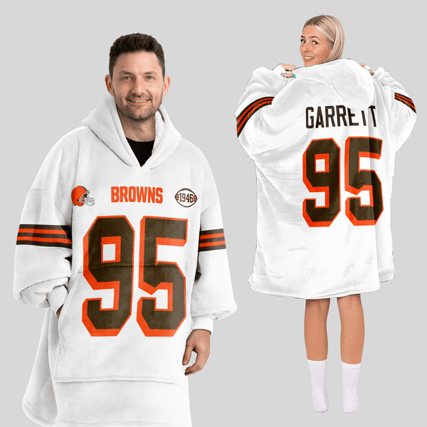 Adult M.G 95 Captain Cleveland Football Unisex Blanket Hoodie