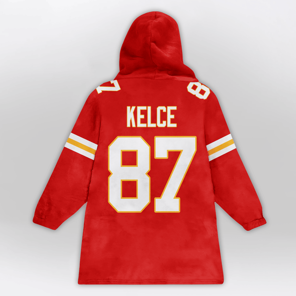 T.K 87 Kansas City Football Unisex Blanket Hoodie