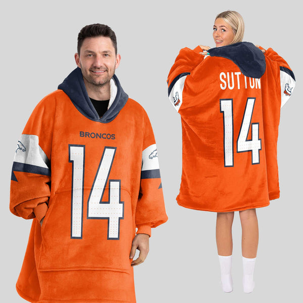 Adult C.S 14 Denver Football Unisex Blanket Hoodie