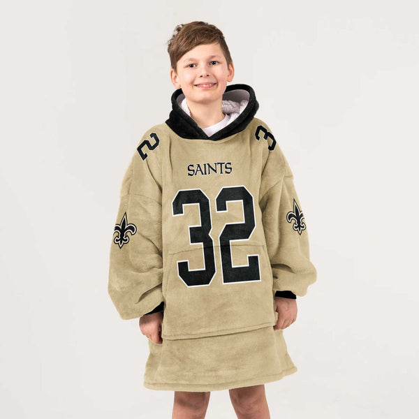 Kid T.M 32 New Orleans Football Unisex Blanket Hoodie