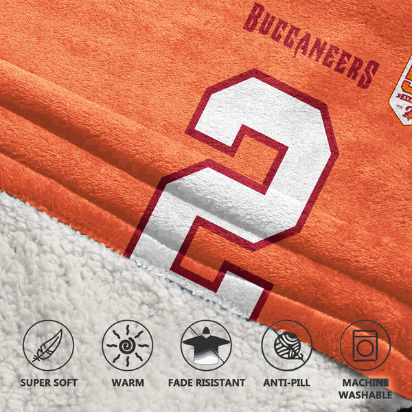 E.E 2 Tampa Bay Football Unisex Blanket Hoodie