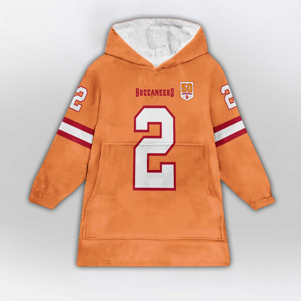 E.E 2 Tampa Bay Football Unisex Blanket Hoodie