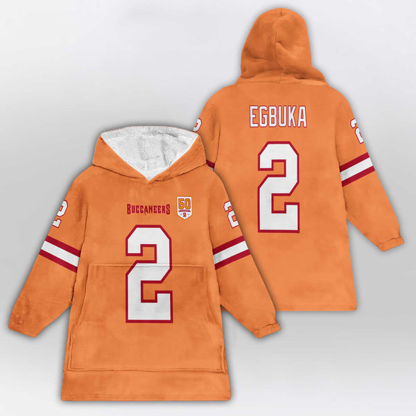 E.E 2 Tampa Bay Football Unisex Blanket Hoodie