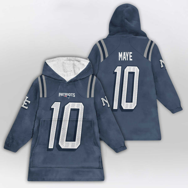 D.M 10 New England Football Unisex Blanket Hoodie