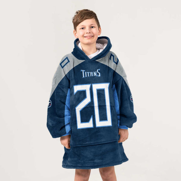 Kid T.P 20 Tennessee Football Unisex Blanket Hoodie