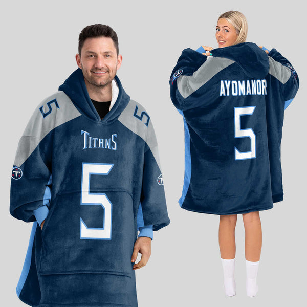 Adult E.A 5 Tennessee Football Unisex Blanket Hoodie