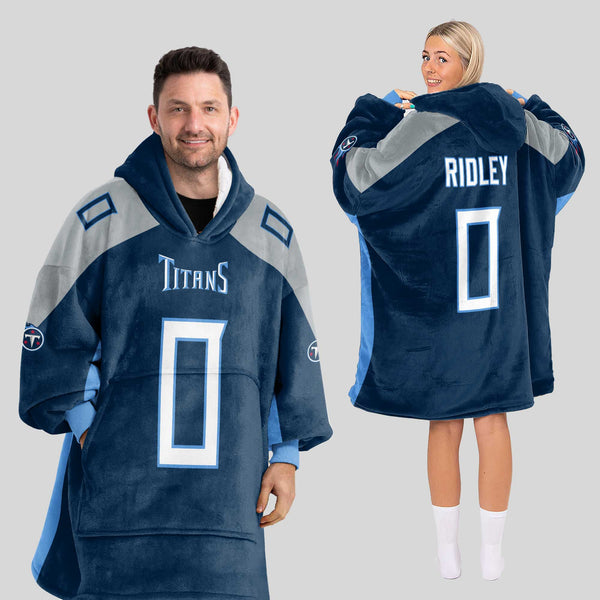 Adult C.R 0 Tennessee Football Unisex Blanket Hoodie