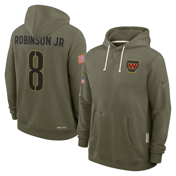 Washington Commanders 2025 Salute to Service Pullover Hoodie - All Print