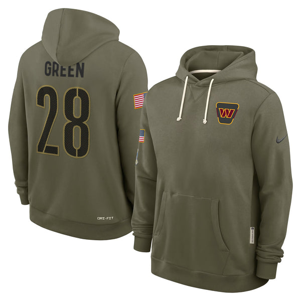 Washington Commanders 2025 Salute to Service Pullover Hoodie - All Print