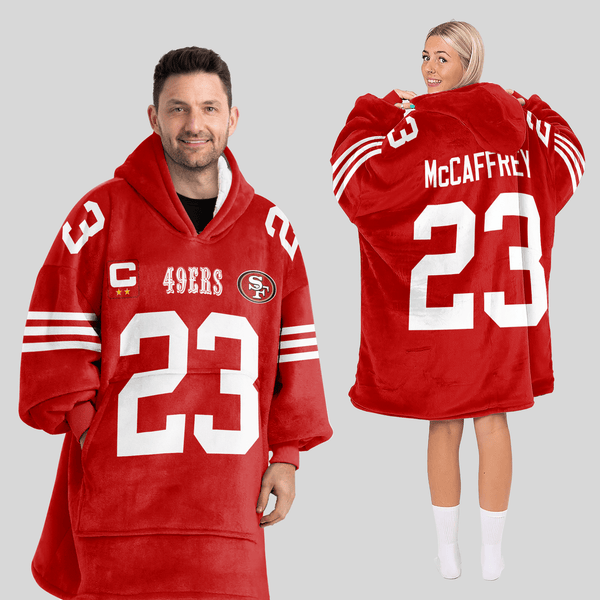 C.M 23 San Francisco Football Unisex Blanket Hoodie