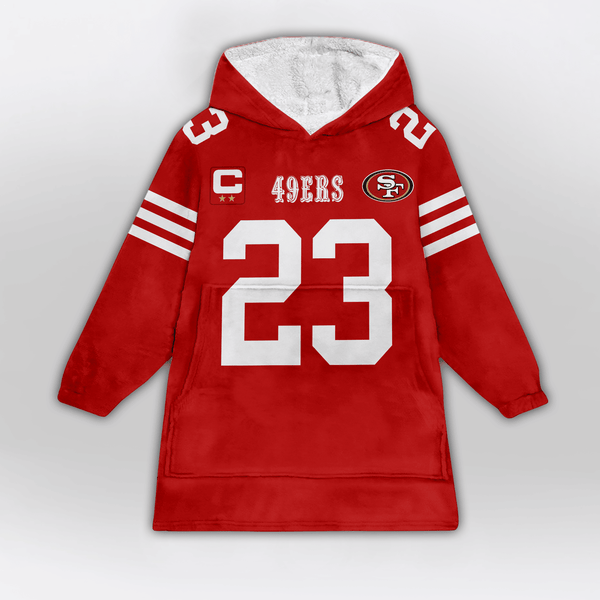 C.M 23 San Francisco Football Unisex Blanket Hoodie