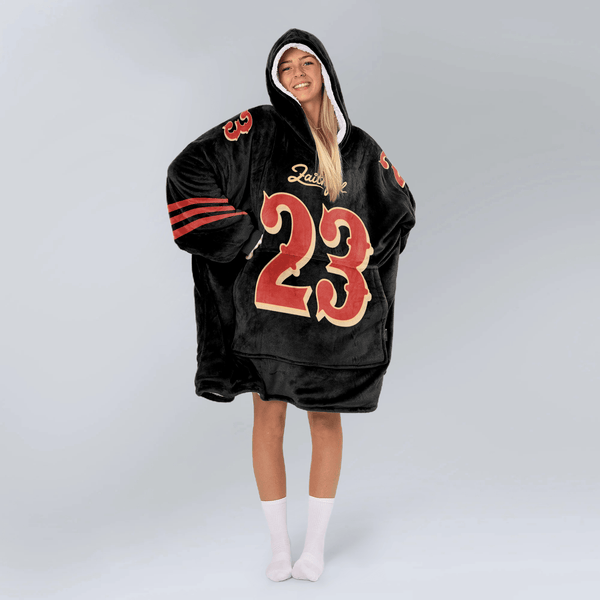 C.M 23 San Francisco Football Unisex Blanket Hoodie