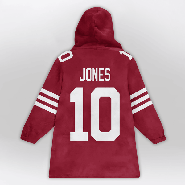 M.J 10 San Francisco Football Unisex Blanket Hoodie