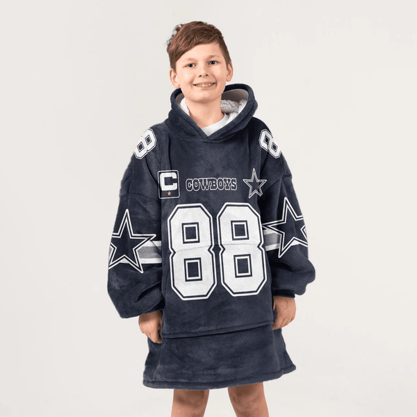 Kid C.L 88 Captain Dallas Football Unisex Blanket Hoodie