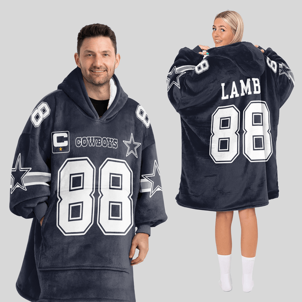 Adult C.L 88 Captain Dalllas Football Unisex Blanket Hoodie