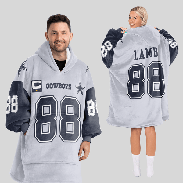 Adult C.L 88 Captain Dalllas Football Unisex Blanket Hoodie